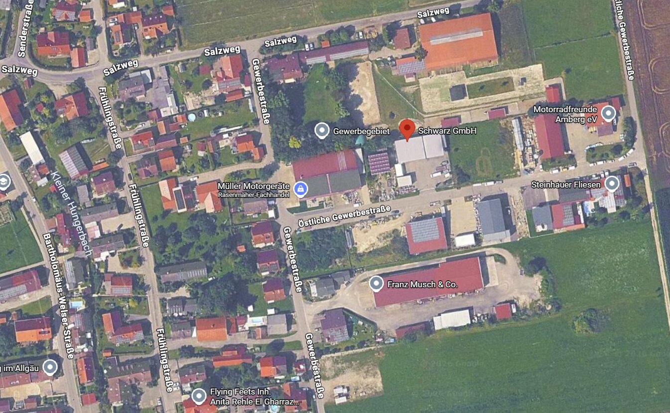 Lageplan Schwarz GmbH – zur Route in Google Maps